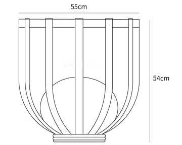 Bols Garden Solar Outdoor Lamp — Dimension drawings 1
