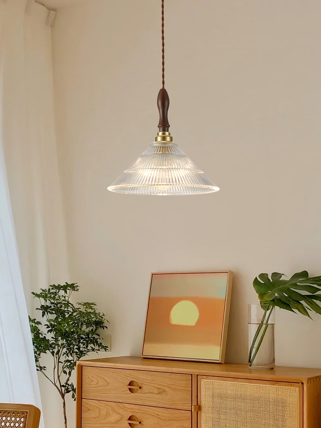 Vintage Ripple Pendant Lamp