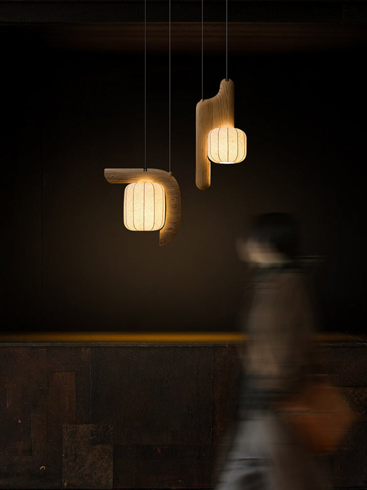 Bough Fluted Paper Pendant Lamp