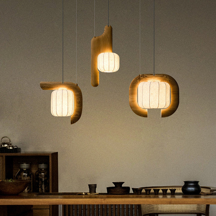 Bough Fluted Paper Pendant Lamp