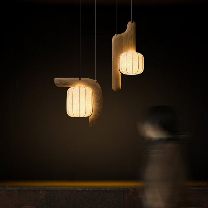 Bough Fluted Paper Pendant Lamp
