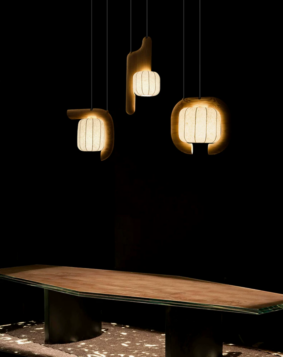 Bough Fluted Paper Pendant Lamp