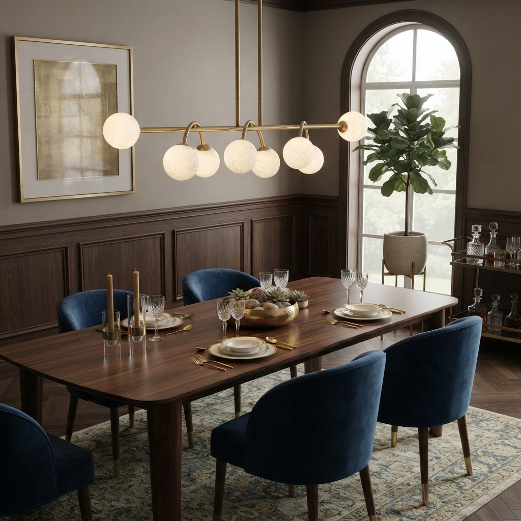 Bower Alabaster Chandelier