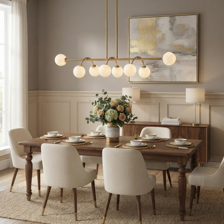 Bower Alabaster Chandelier