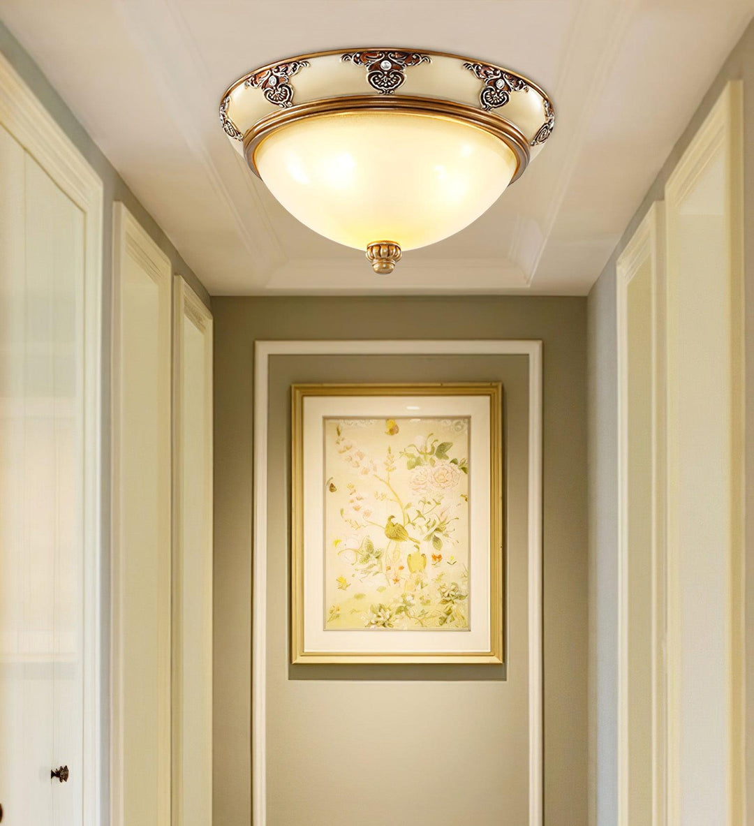 Brahm Flush Ceiling Light - Vakkerlight