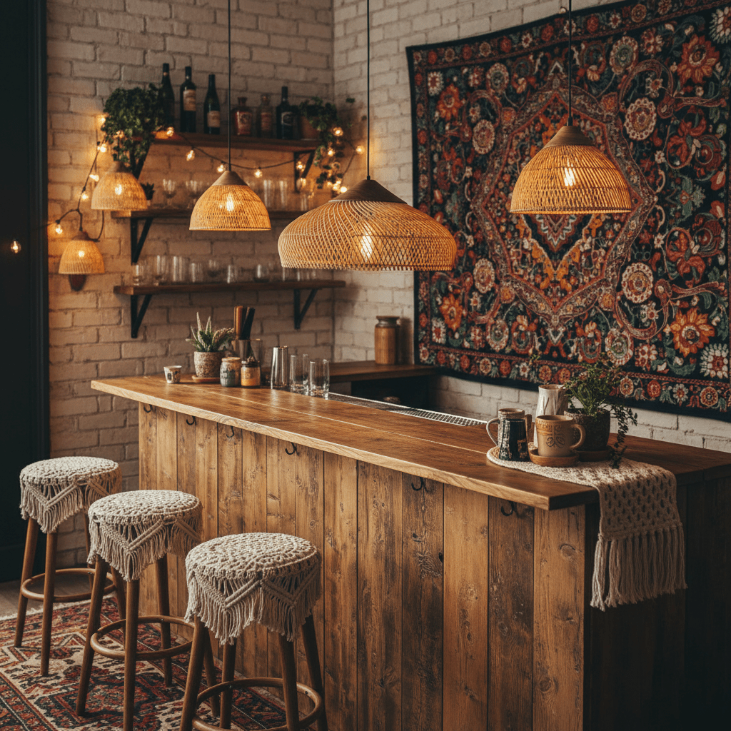 Braided Rattan Swag Pendant Lamp - Vakkerlight