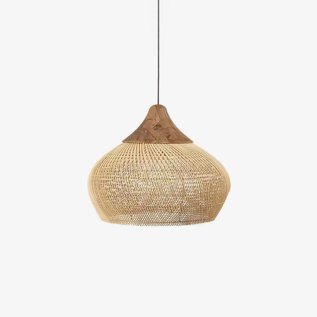 Braided Rattan Pendant Lamp - Vakkerlight