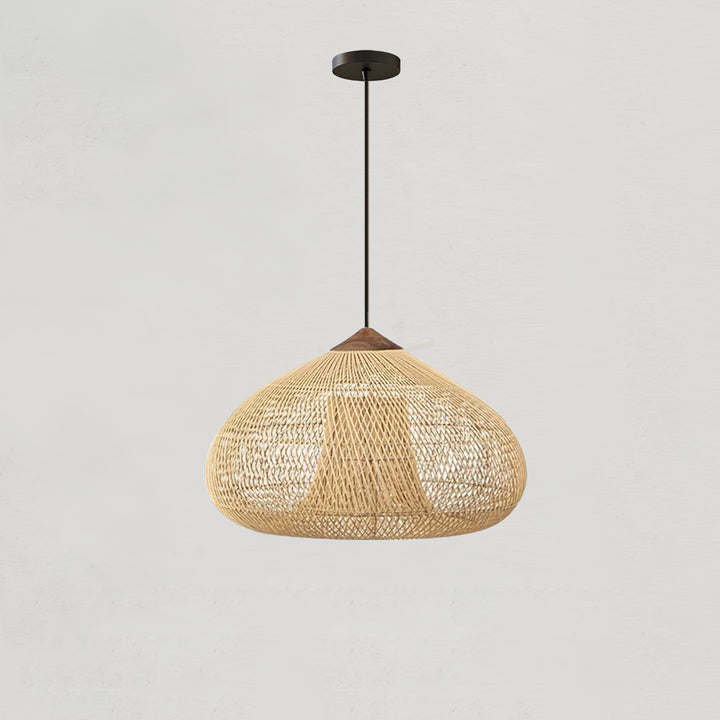 Braided Rattan Pendant Lamp - Vakkerlight