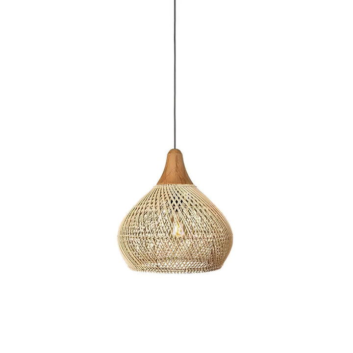 Braided Rattan Pendant Lamp - Vakkerlight