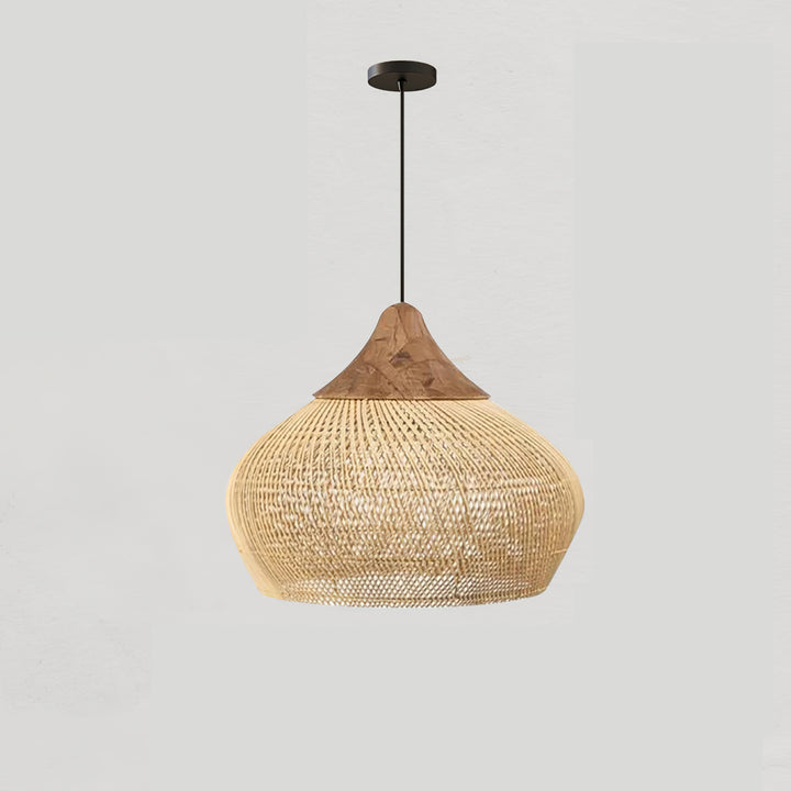 Braided Rattan Pendant Lamp - Vakkerlight