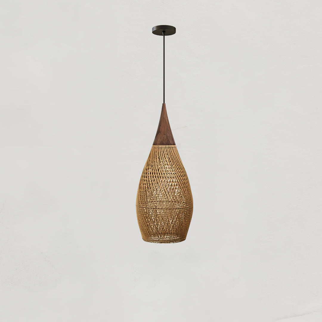 Braided Rattan Pendant Lamp - Vakkerlight