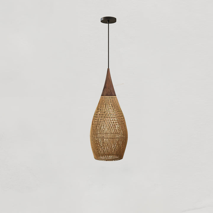 Braided Rattan Pendant Lamp - Vakkerlight