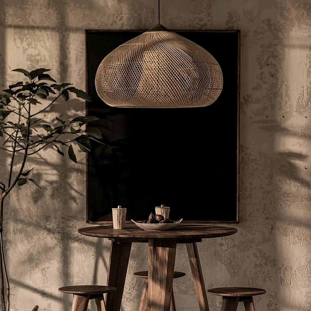 Braided Rattan Pendant Lamp - Vakkerlight