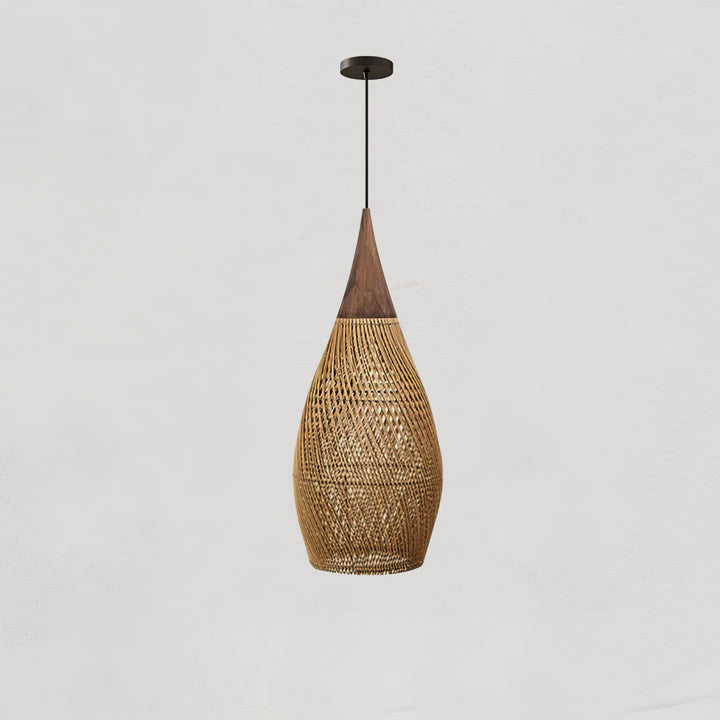 Braided Rattan Pendant Lamp - Vakkerlight