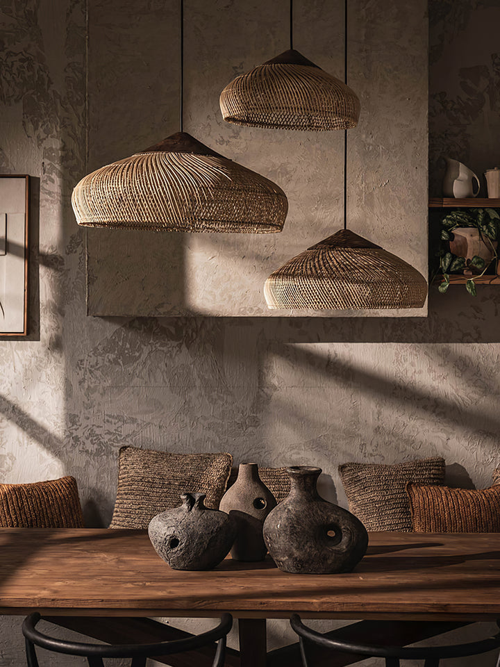 Braided Rattan Pendant Lamp - Vakkerlight