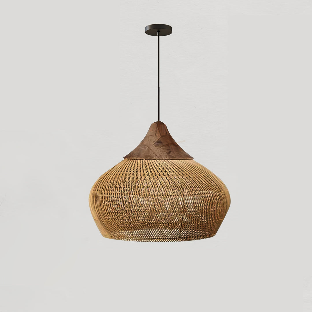 Braided Rattan Pendant Lamp - Vakkerlight