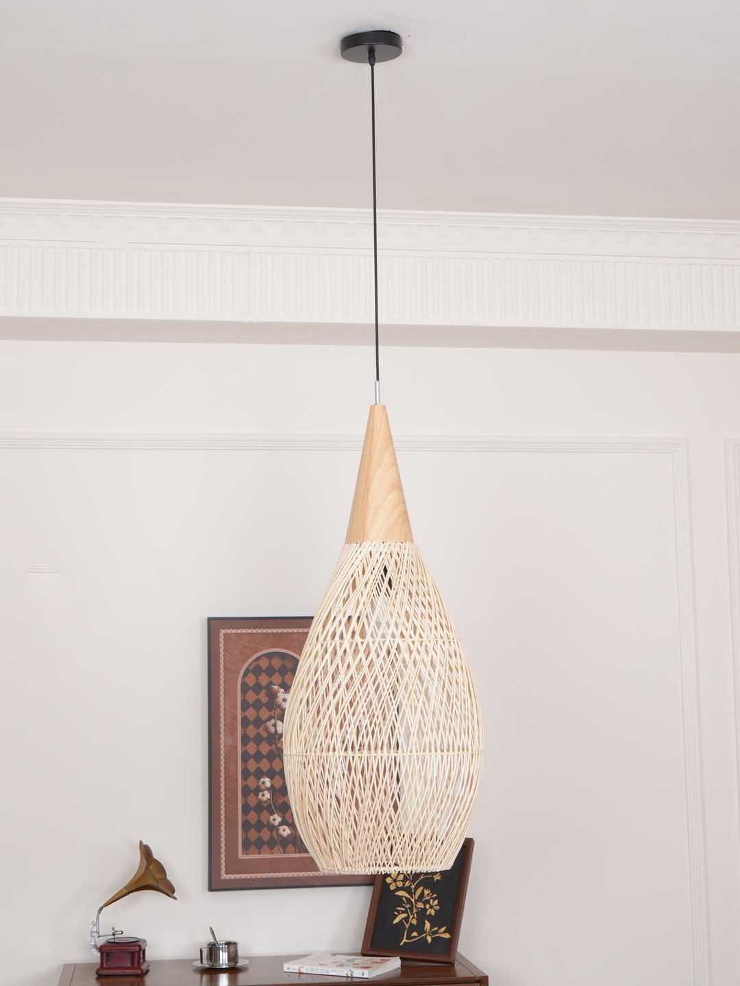 Braided Rattan Pendant Lamp - Vakkerlight