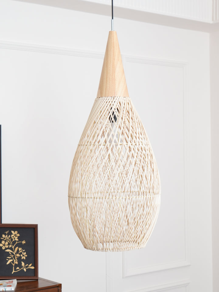 Braided Rattan Pendant Lamp - Vakkerlight