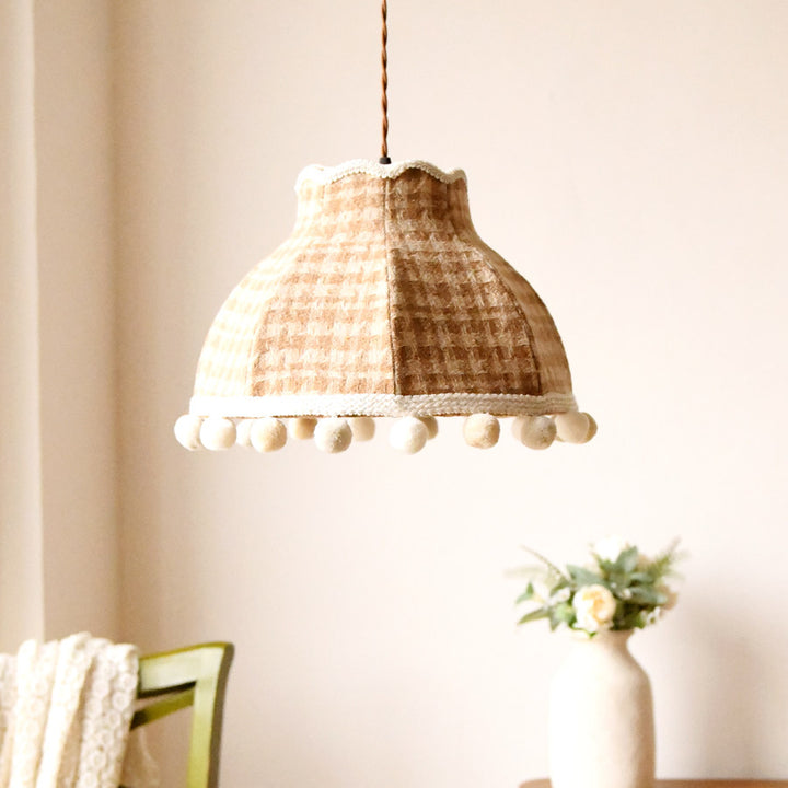 Bramble Check Pendant Light