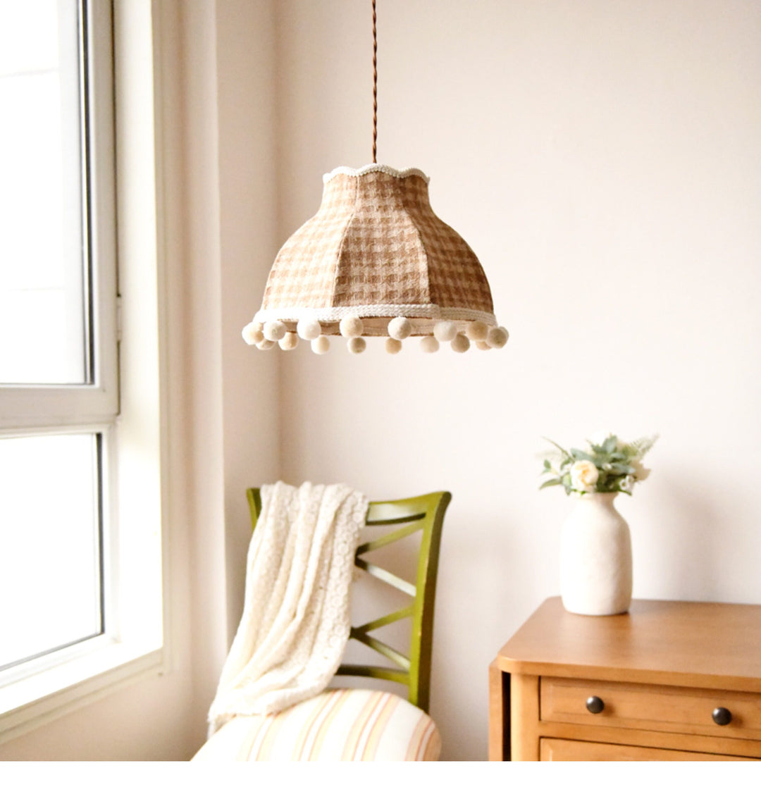 Bramble Check Pendant Light
