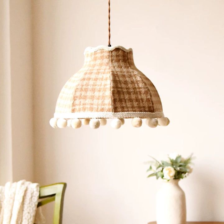 Bramble Check Pendant Light