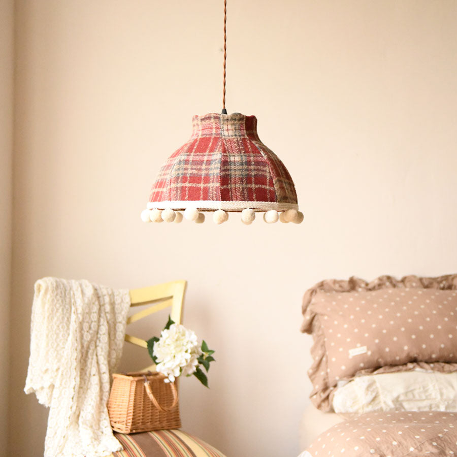 Bramble Check Pendant Light