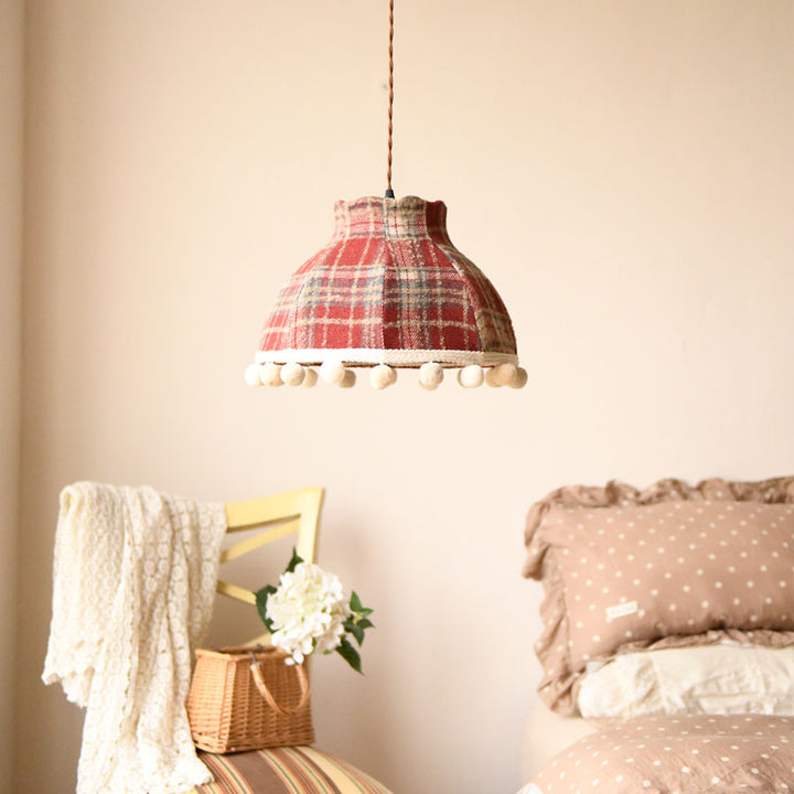 Bramble Check Pendant Light