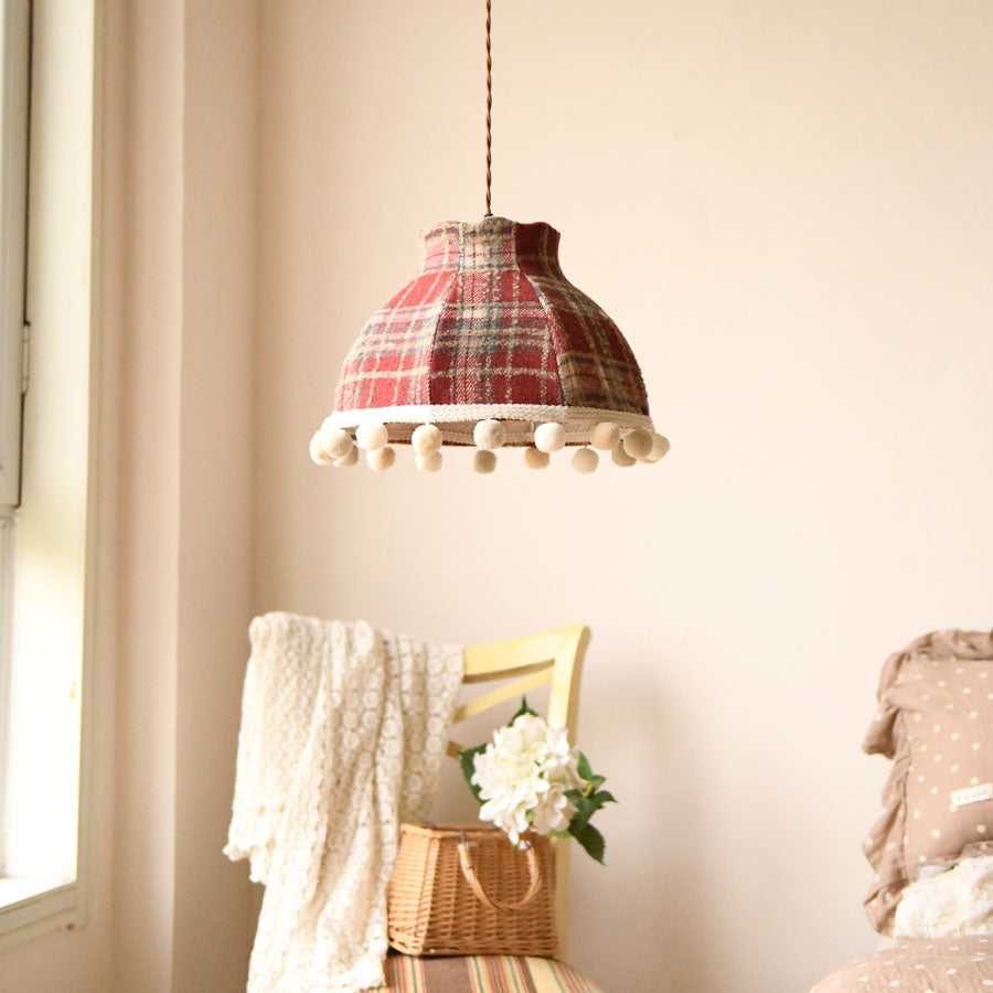 Bramble Check Pendant Light