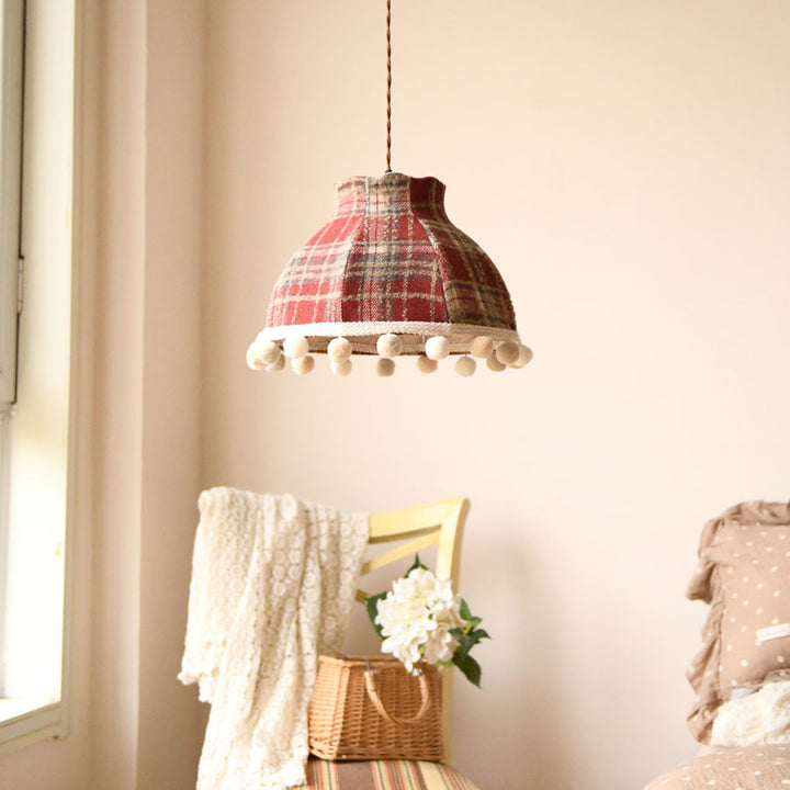 Bramble Check Pendant Light