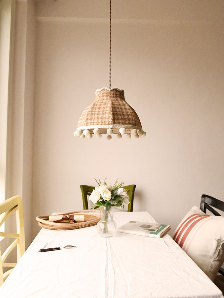 Bramble Check Pendant Light