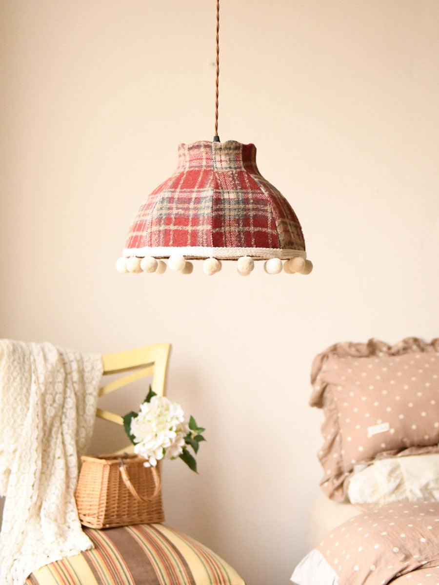 Bramble Check Pendant Light
