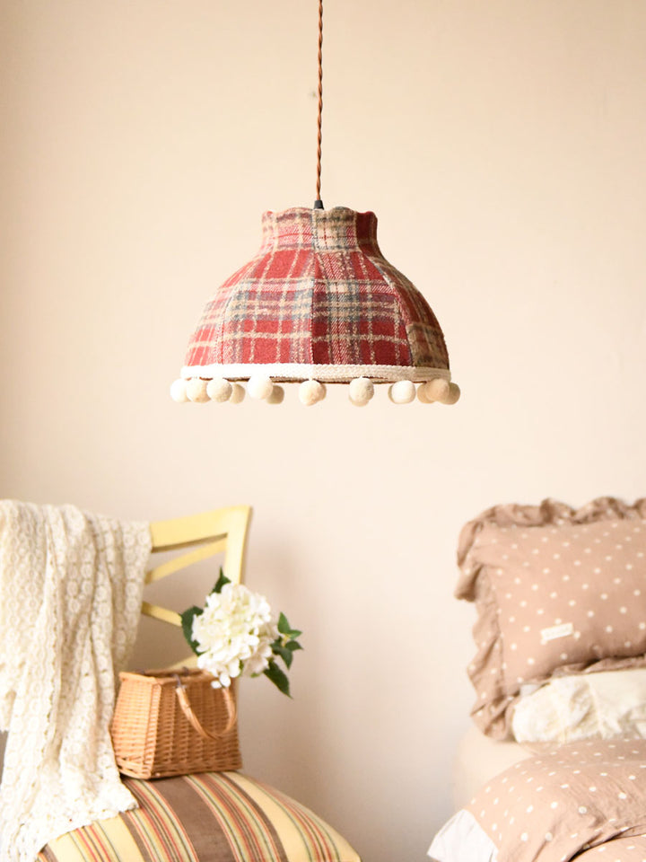 Bramble Check Pendant Light