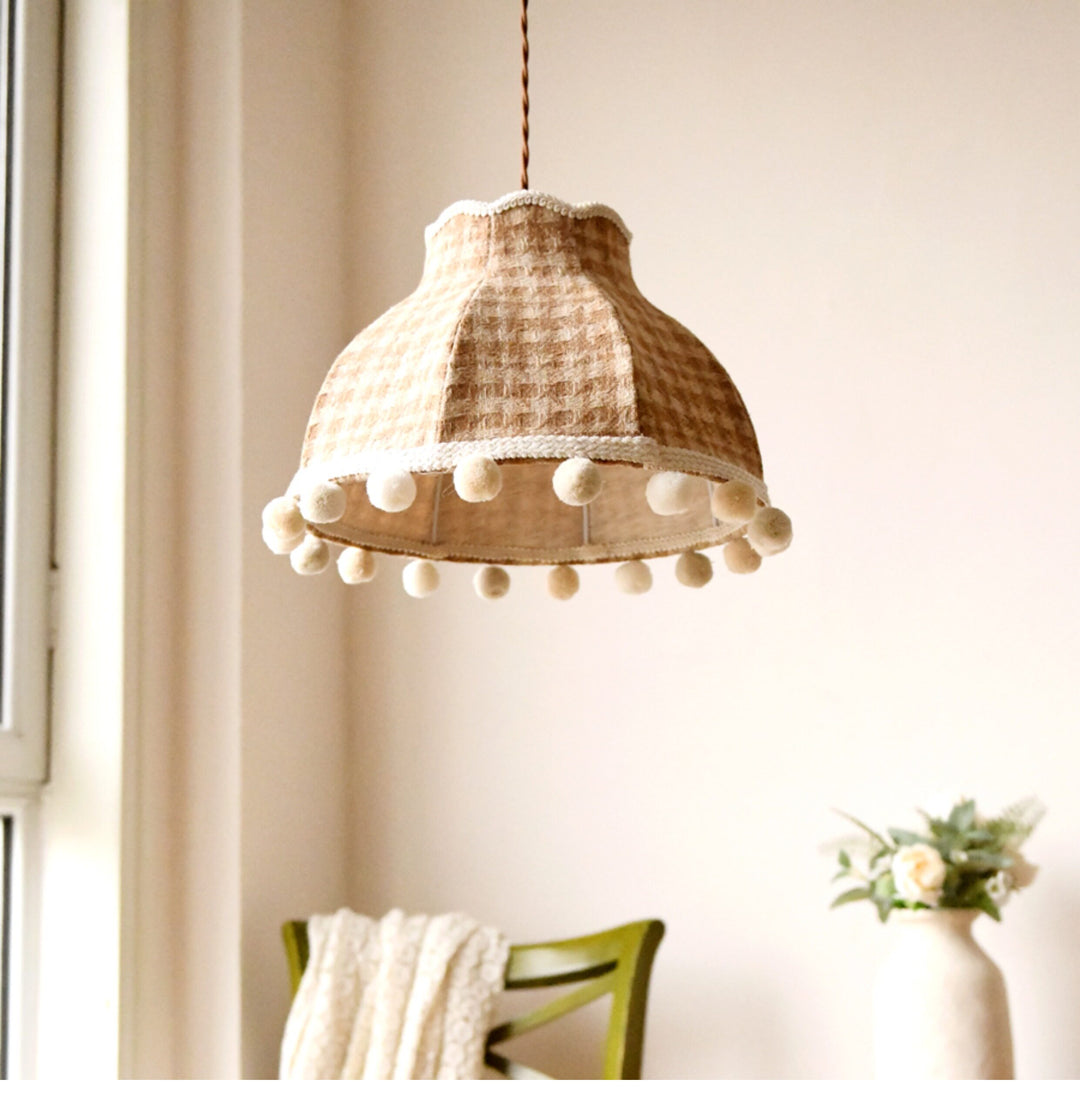 Bramble Check Pendant Light