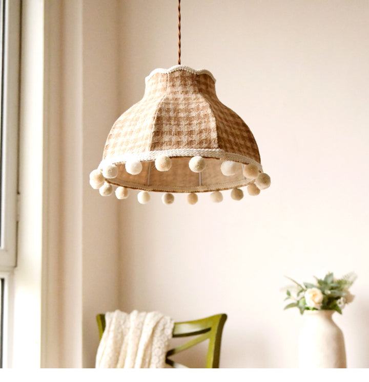 Bramble Check Pendant Light