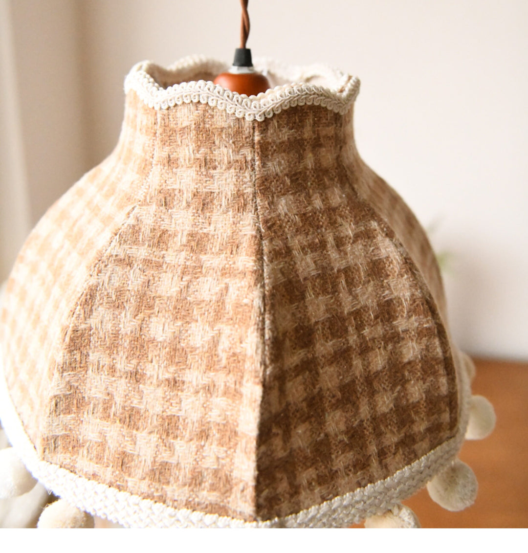 Bramble Check Pendant Light
