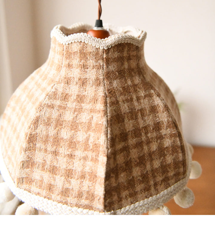 Bramble Check Pendant Light