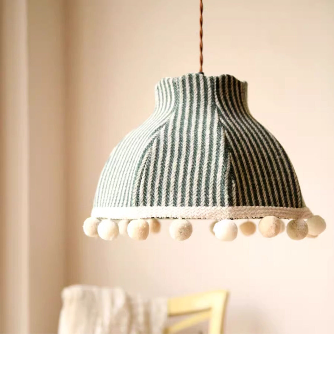 Bramble Check Pendant Light