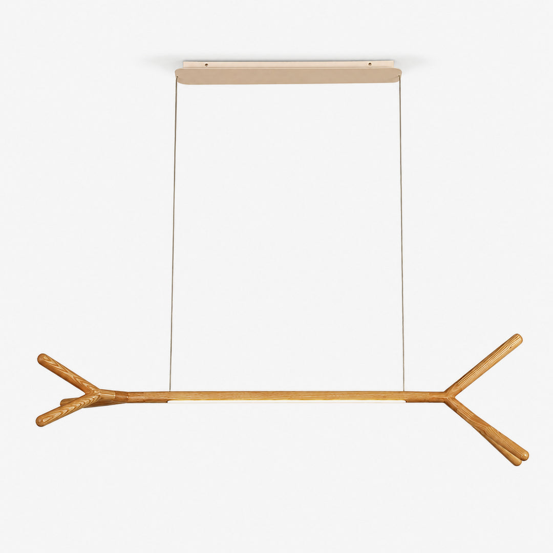 Branch Wood Linear Pendant Light
