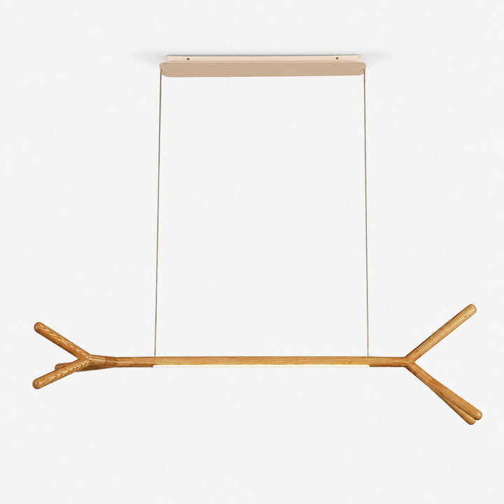 Branch Wood Linear Pendant Light