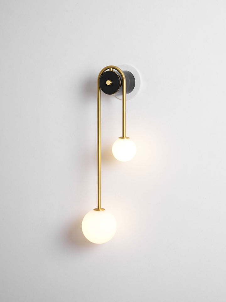 Brass Arc Wall Light - Vakkerlight