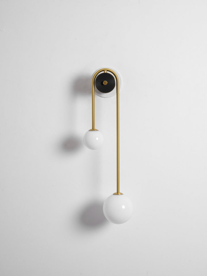 Brass Arc Wall Light - Vakkerlight