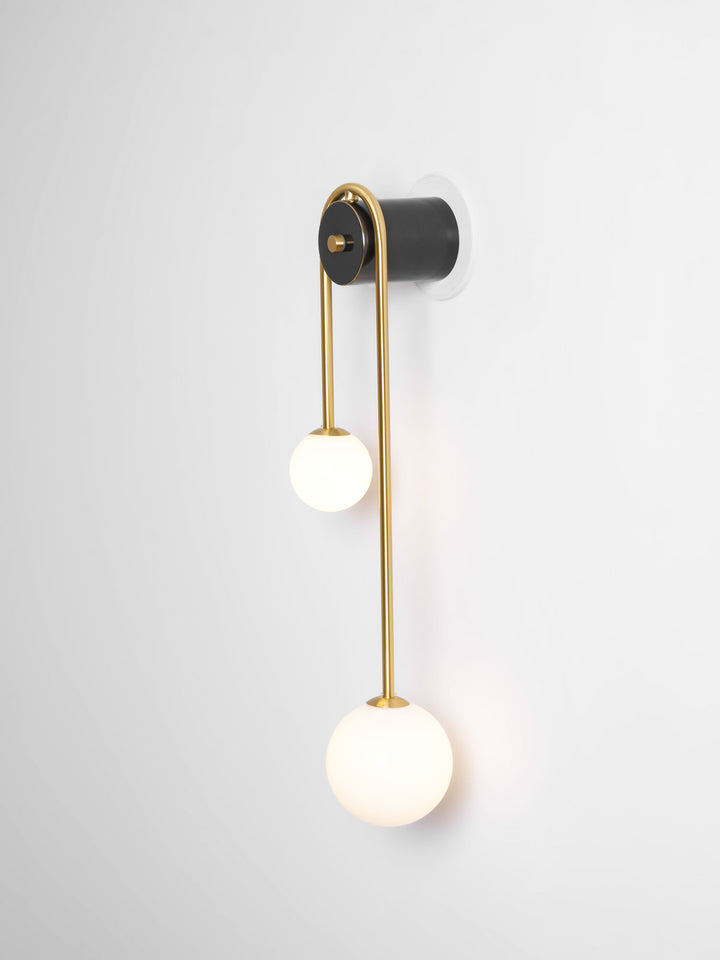 Brass Arc Wall Light - Vakkerlight