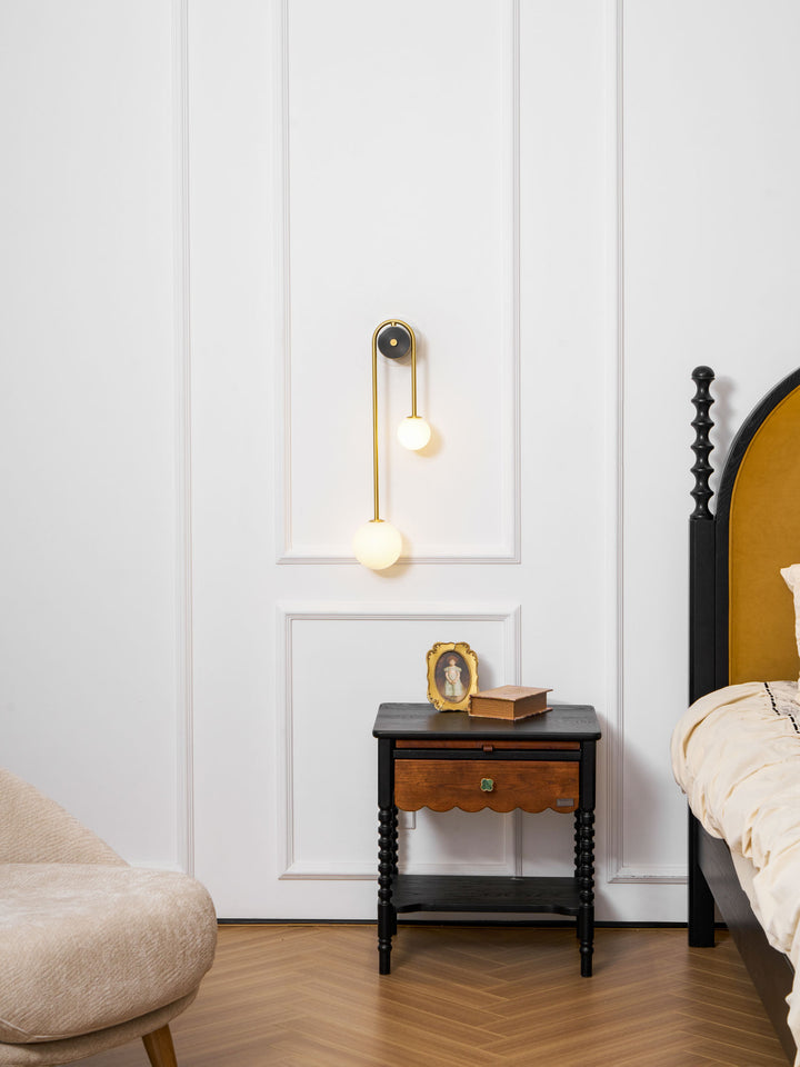 Brass Arc Wall Light - Vakkerlight