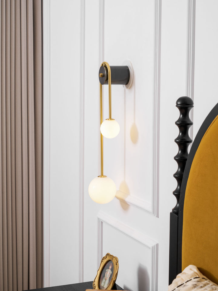 Brass Arc Wall Light - Vakkerlight