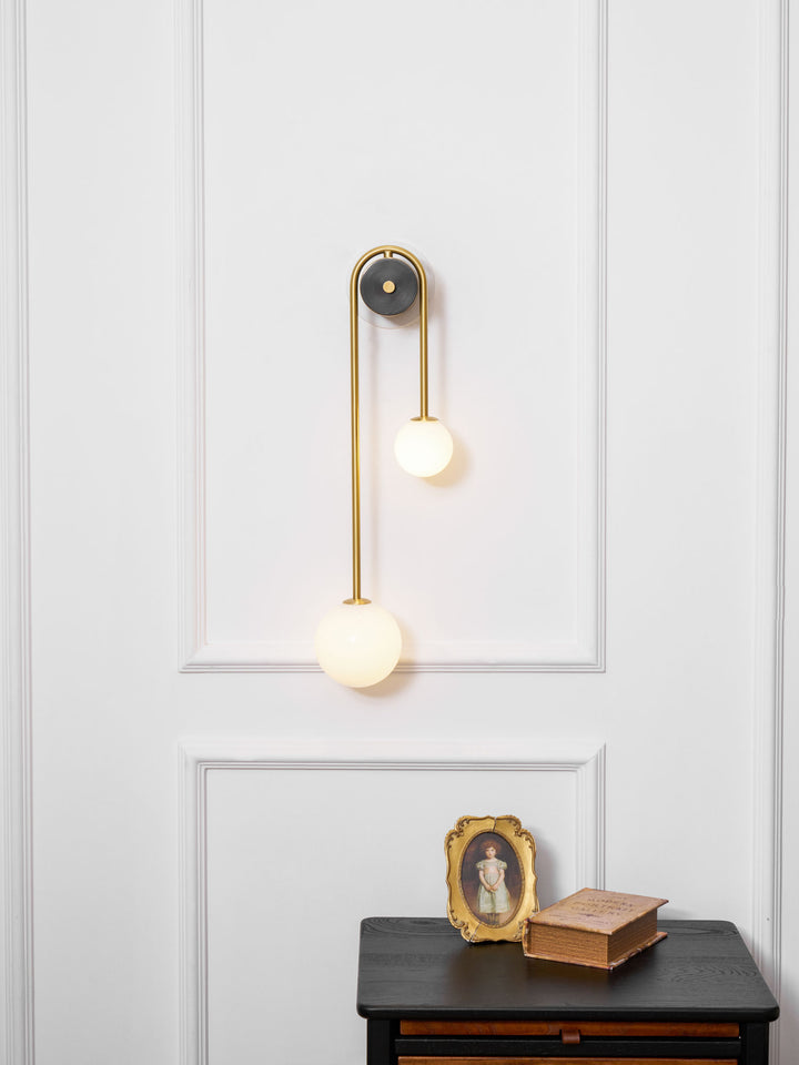 Brass Arc Wall Light - Vakkerlight
