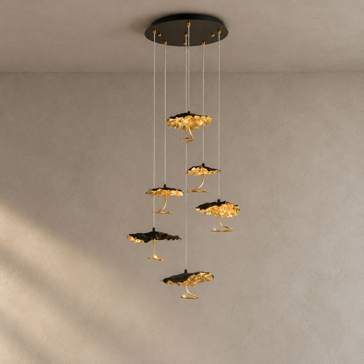 Brass Aviary Constellation Chandelier