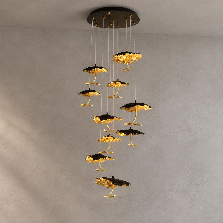 Brass Aviary Constellation Chandelier