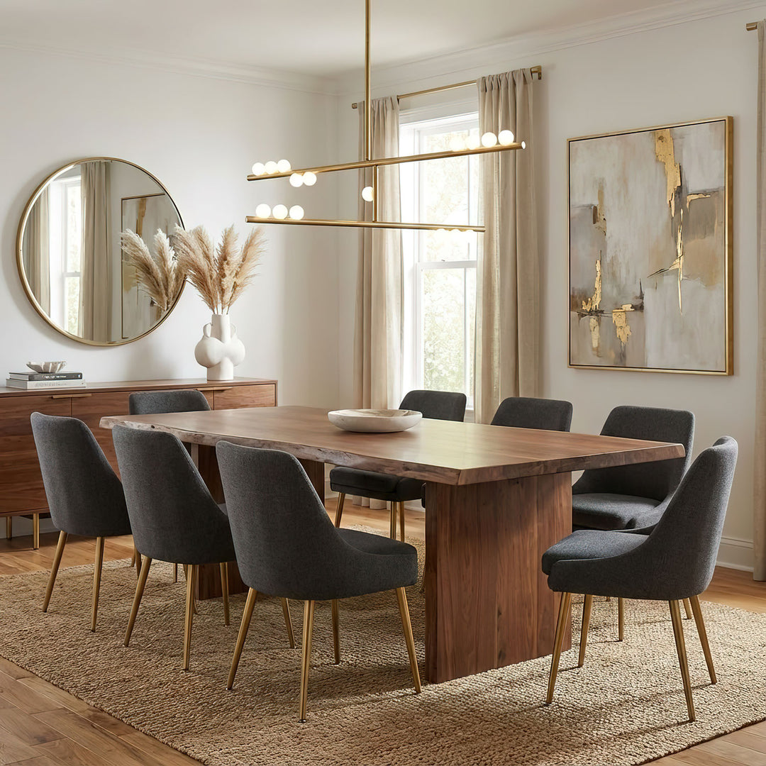 Brass Glass Drop Chandelier - Vakkerlight