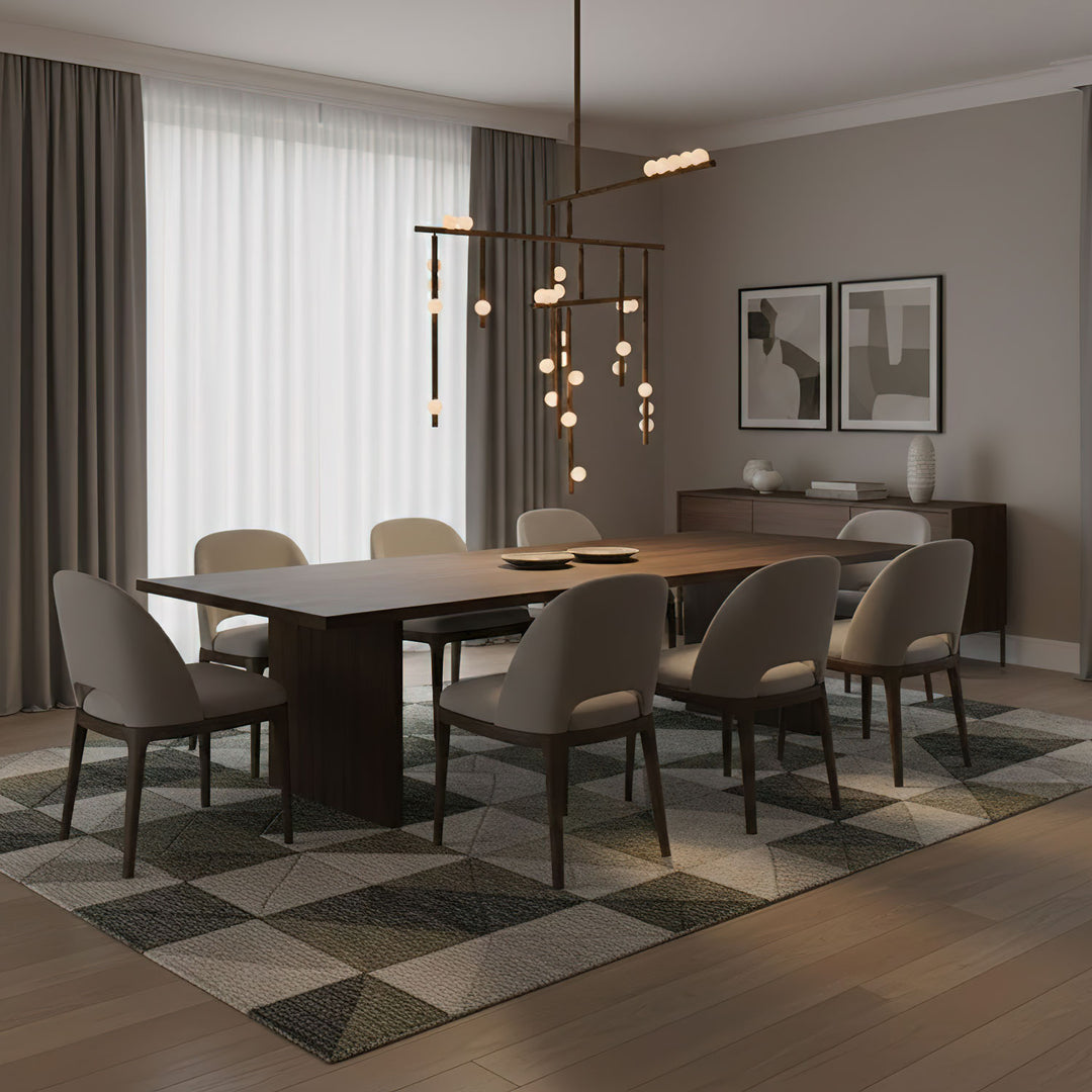 Brass Glass Drop Chandelier - Vakkerlight