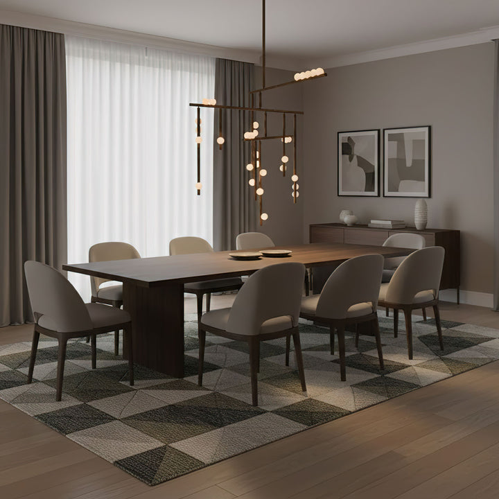 Brass Glass Drop Chandelier - Vakkerlight